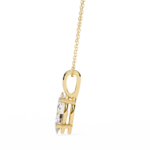 1.00 Carat Marquise Brilliant Cut Diamond Solitaire Pendant Necklace – Premium Fine Jewelry - Image 9