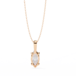 1.00 Carat Marquise Brilliant Cut Diamond Solitaire Pendant Necklace – Premium Fine Jewelry - Image 16