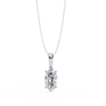 1.00 Carat Marquise Brilliant Cut Diamond Solitaire Pendant Necklace – Premium Fine Jewelry