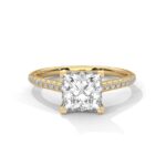 Elegant 2.22 CT Princess Cut Solitaire Diamond Ring – Perfect for Engagements - Image 4