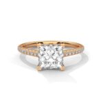 Elegant 2.22 CT Princess Cut Solitaire Diamond Ring – Perfect for Engagements - Image 7