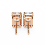 2.40 Carat Emerald Cut Diamond Solitaire Stud Earrings – Elegant Modern Jewelry - Image 19