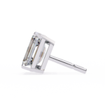 2.40 Carat Emerald Cut Diamond Solitaire Stud Earrings – Elegant Modern Jewelry - Image 4