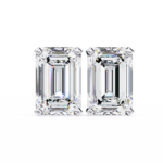 2.40 Carat Emerald Cut Diamond Solitaire Stud Earrings – Elegant Modern Jewelry