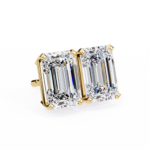 2.40 Carat Emerald Cut Diamond Solitaire Stud Earrings – Elegant Modern Jewelry - Image 8