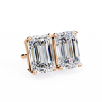 2.40 Carat Emerald Cut Diamond Solitaire Stud Earrings – Elegant Modern Jewelry - Image 15