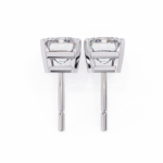 2.40 Carat Emerald Cut Diamond Solitaire Stud Earrings – Elegant Modern Jewelry - Image 5