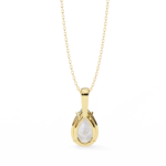 2.00 Carat Pear Cut Solitaire Diamond Pendant Necklace – Elegant Jewelry for Women - Image 11