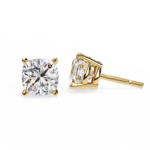 2.30 Carat Cushion Cut Diamond Stud Earrings - Modern Jewelry - Image 9