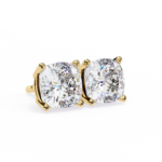 2.30 Carat Cushion Cut Diamond Stud Earrings - Modern Jewelry - Image 8