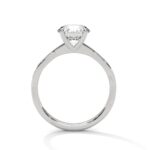 2.00 Carat Round Cut Four-Prong Swirl Solitaire Diamond Engagement Ring - Fine Jewelry - Image 2