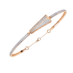 0.60 Carat Diamond Geometric Bangle Bracelet – Modern Luxury Jewelry - Image 13