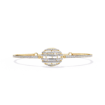 Round Cut Bangle Bracelet with Diamond Embellishments – Luxury Fine Jewelry for Women - Image 5