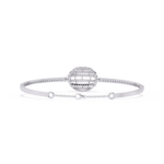 Round Cut Bangle Bracelet with Diamond Embellishments – Luxury Fine Jewelry for Women - Image 4
