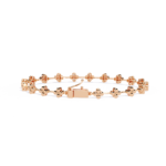 Round Cut Diamond Floral Tennis Bracelet – Elegant Diamond Jewelry - Image 14