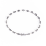 Round Cut Diamond Floral Tennis Bracelet – Elegant Diamond Jewelry - Image 5