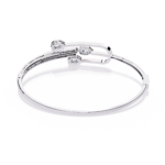 0.75 Carat Pear Cut Diamond Bracelet with Halo Accents – Elegant Fine Jewelry - Image 4