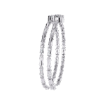 2.25 Carat Round Cut Double-Strand Diamond Bracelet – Modern Design & Elegant Jewelry for Women - Image 3