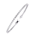 3.60 Carat Emerald Cut Diamond Tennis Bracelet – Luxury Diamond Jewelry - Image 2