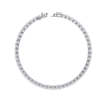 6.70 Carat Oval Cut Diamond Tennis Bracelet – Luxury Diamond Jewelry - Image 4