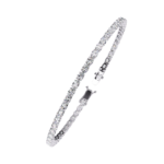 6.70 Carat Oval Cut Diamond Tennis Bracelet – Luxury Diamond Jewelry - Image 2