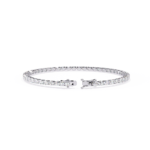 6.70 Carat Oval Cut Diamond Tennis Bracelet – Luxury Diamond Jewelry - Image 3