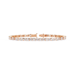 4.61 Carat Oval With Round Cut Diamond Tennis Bracelet – Luxury Designer Jewelry for Women - Image 10