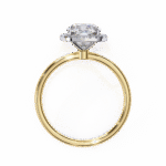 1.24 Carat Cushion Cut Halo Diamond Engagement Ring – Elegant Bridal Jewelry - Image 7