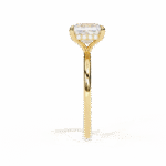 2.16 Carat Princess Cut Hidden Halo Diamond Engagement Ring – Elegant Bridal Jewelry - Image 7