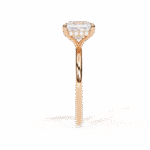 2.16 Carat Princess Cut Hidden Halo Diamond Engagement Ring – Elegant Bridal Jewelry - Image 11