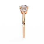 Three Stone 2 Carat Cushion Cut Diamond Engagement Ring for Women – Elegant Bridal Jewelry - Image 12