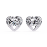 0.80 Carat Round Cut Diamond Stud Earrings – Luxury Diamond Jewelry