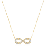 Infinity Diamond Pendant Necklace- Eternal Love Jewelry - Image 5
