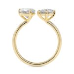 Toi et Moi 2 Carat Heart & Pear Cut Diamond Engagement Ring for Women – Two Stone Bridal Jewelry - Image 8