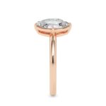 Toi et Moi 2 Carat Marquise & Pear Cut Diamond Engagement Ring for Women – Two Stone Bridal Jewelry - Image 11