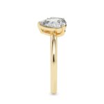 Toi et Moi 2 Carat Oval & Pear Cut Diamond Engagement Ring for Women – Two Stone Bridal Jewelry - Image 7