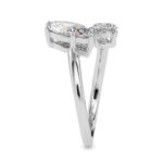 Toi et Moi 2.50 Carat Round & Marquise Cut Diamond Engagement Ring for Women – Two Stone Bridal Jewelry - Image 3