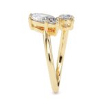 Toi et Moi 2.50 Carat Round & Marquise Cut Diamond Engagement Ring for Women – Two Stone Bridal Jewelry - Image 7