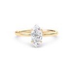 2.00 Carat Marquise Cut Solitaire Diamond Engagement Ring – Elegant Bridal Jewelry - Image 4
