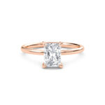 2.00 Carat Radiant Cut Solitaire Diamond Engagement Ring – Elegant Bridal Jewelry - Image 10
