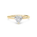 2.00 Carat Heart Cut Solitaire Diamond Engagement Ring – Elegant Bridal Jewelry - Image 4
