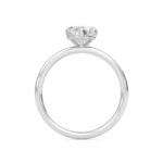 2.00 Carat Heart Cut Solitaire Diamond Engagement Ring – Elegant Bridal Jewelry - Image 3