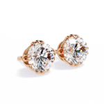 2.80 Carat Round Cut Diamond Solitaire Stud Earrings – Elegant Everyday Jewelry - Image 15