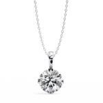 2.00 Carat Round Brilliant Cut Diamond Solitaire Pendant Necklace – Premium Fine Jewelry