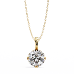 2.00 Carat Round Brilliant Cut Diamond Solitaire Pendant Necklace – Premium Fine Jewelry - Image 7