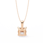 2.00 Carat Princess Cut Diamond Solitaire Pendant Necklace - Modern Fine Jewelry - Image 19