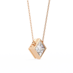 2.00 Carat Princess Cut Diamond Solitaire Pendant Necklace - Classic Fine Jewelry - Image 15