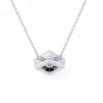 2.00 Carat Princess Cut Diamond Solitaire Pendant Necklace - Classic Fine Jewelry - Image 5