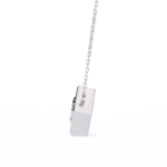 2.00 Carat Princess Cut Diamond Solitaire Pendant Necklace - Classic Fine Jewelry - Image 4