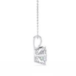 2.25 Carat Princess Cut Diamond Solitaire Pendant Necklace – Luxury Jewelry - Image 4